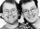 Seit 25 Jahren Langhals & Dickkopp: Jürgen Brill und Uli Schu. Foto: SZ/VER
